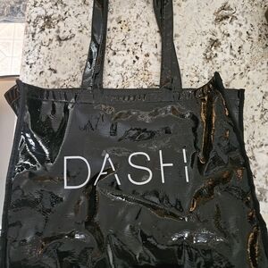 Ash Black Patent DASH Tote Bag